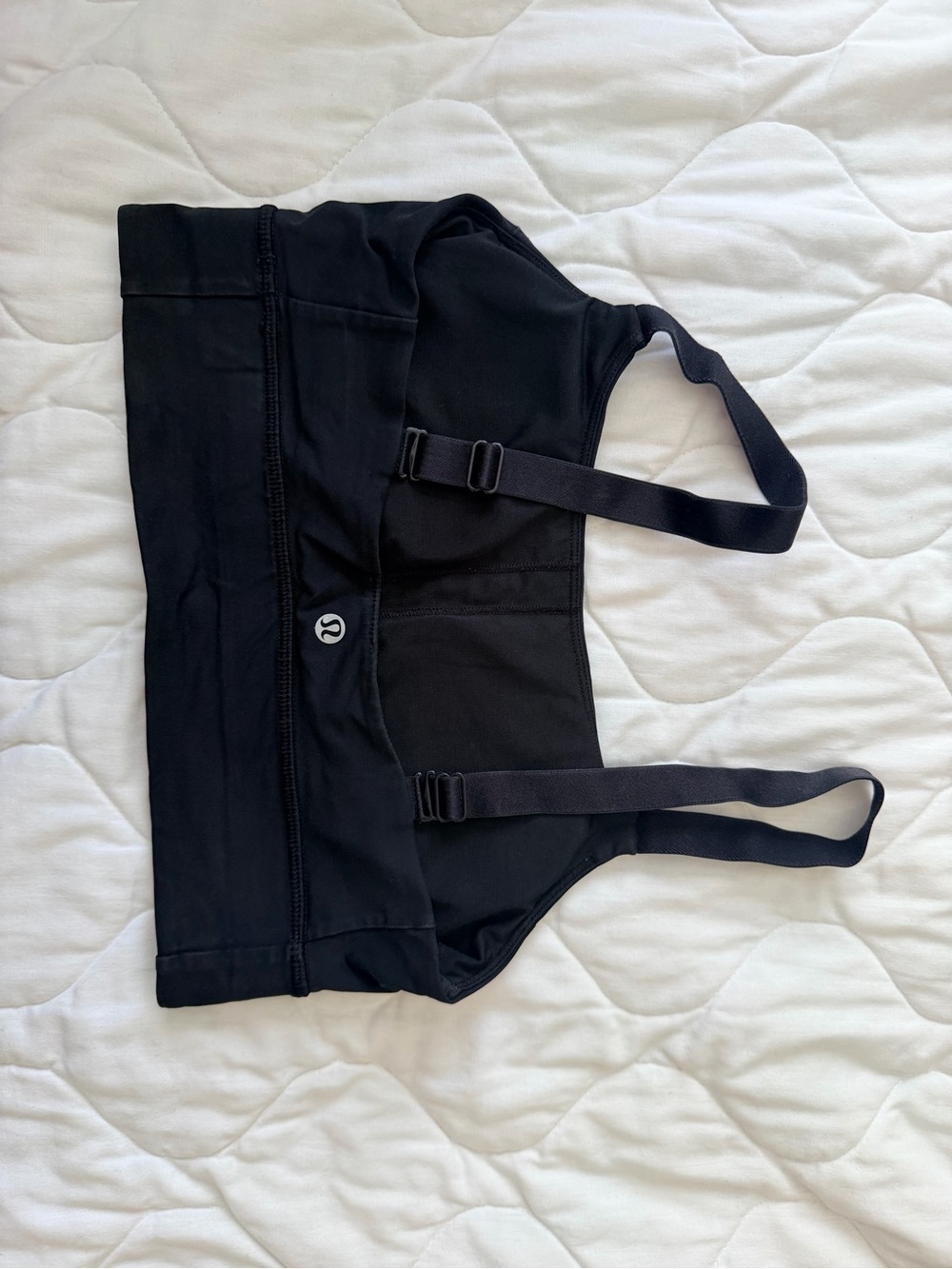 lululemon athletica Black Athletic Bra with Mesh Lining